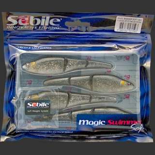 SEBILE Magic Swimmer Soft 105 ~ Jointed Soft Swimbait ~ Best for Bass!