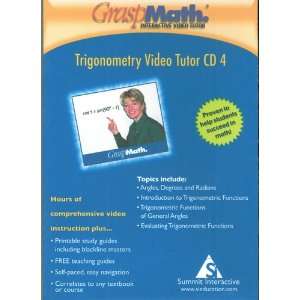  GraspMath Interactive Video tutor Trigonometry, CD #4 