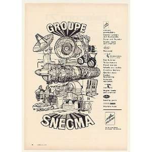   Snecma Aircraft Engines Products Print Ad (52011)