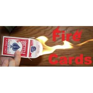  Fire Cards   Bicycle Poker   Card Magic Trick: Sports 