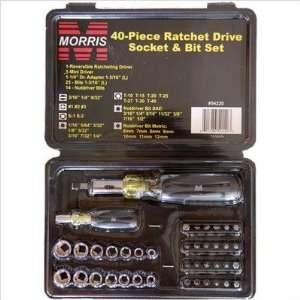   40 Piece Ratchet Driver Socket & Bit Set 54220