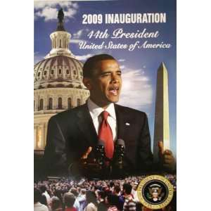    President Barack Obama Poster   2009 Inauguration