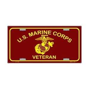   : LP   1152 US Marine Corps Veteran License Plate   5559: Automotive