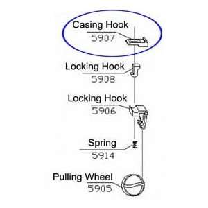 5908 Locking Hook   paintball part 
