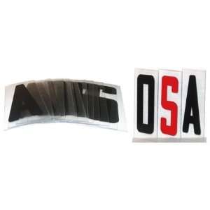  150 Piece 6 Inch Black/Red Letter Set for Portable Signs 