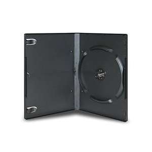  100 STANDARD Black 6 Disc Stackable DVD Cases Electronics