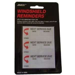  Jimco Oil Change Reminder Case Pack 24