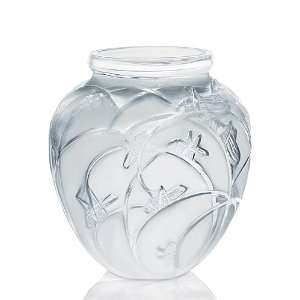  Lalique Sauterelles Vase Clear: Home & Kitchen