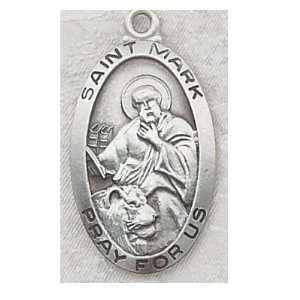  Sterling Silver St Mark Medal Jewelry