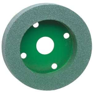   Green Silicon Carbide Plate Mounted Wheel   Size: 6x 1x 4 Grit: 60I