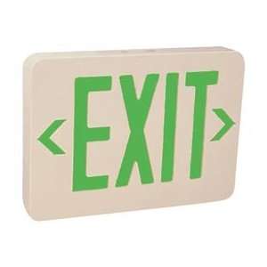   Thermoplastic Exit Sign   Green LedS Self Powered: Everything Else