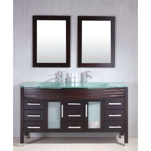  Bvfl 08129 Double Sink 63 Inch Modern Bathroom Vanity Set 