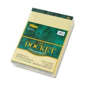  TOP63376   Docket Letter Size Narrow Rule Double Pad 