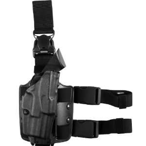  6355 ALS Tactical Thigh Holster w/Molle Locking Plate & Fork, 6355 