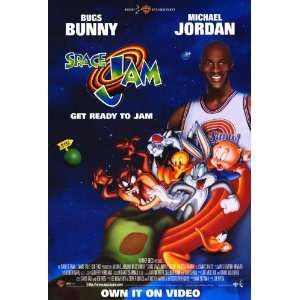 Space Jam Poster Movie 27x40 Michael Jordan Bill Murray Wayne Knight 