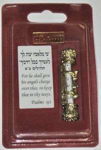 Golden Nickel CAR MEZUZAH CROWNS kabbalah judaica  