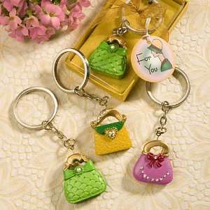   Whimsical Purse Design Key Chain Favors 6485: Office Products