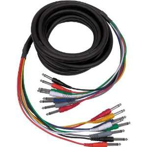  Live Wire 8 Channel 1/4   1/4 Snake 4 Meters 
