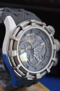 Mens Invicta 1374 Reserve Bolt Gray Swiss Chronograph Watch New  