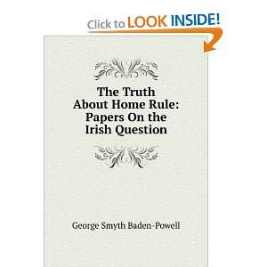   On the Irish Question: George Smyth Baden Powell:  Books