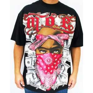  MOE Tupac 2 Pac Black T Shirt, 2XL 