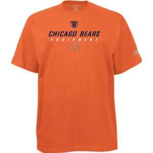  Chicago Bears Orange Equipment T Shirt: Sports & Outdoors