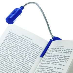   2 LED Blue Spike Light Clip On Booklight by Great 