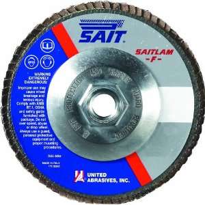 United Abrasives/SAIT 74920 4 1/2 by 5/8 11 Z120X SAITlam F Flap Disc 