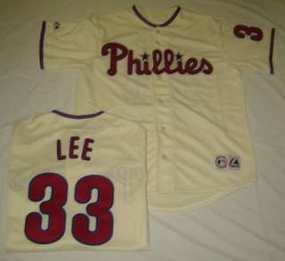 Philadelphia Phillies Lee Jersey 2XL Cream Sewn  