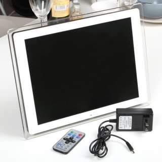   Digital Photo Frame with USB/SD/MMC/MS/Remote Controller White 16MB