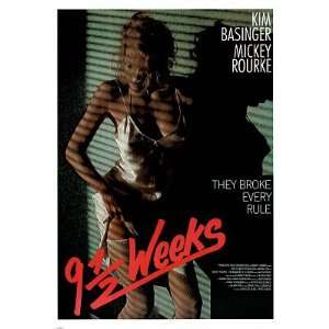   Weeks 80s MOVIE POSTER Kim Basinger Mickey Rourke: Home & Kitchen