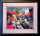 Claude Fauchere RED MARKET PLACE S N Original Serigrap items in Grace 