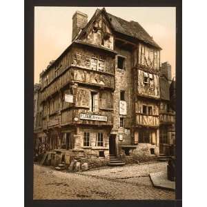 Old house in Rue St. Martin, Bayeux, France,c1895 