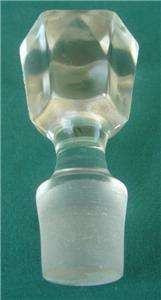 1800S HANDBLOWN GLASS APOTHECARY BOTTLE & STOPPER OLD  