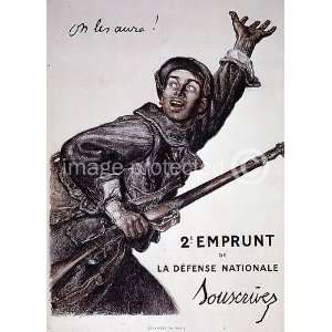  Vintage WWii French Propaganda Poster On Les Aura