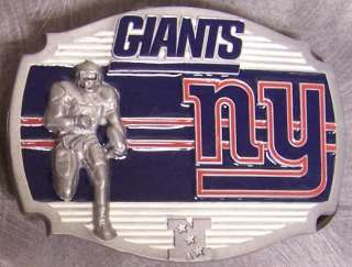 NFL Pewter Belt Buckle New York Giants NEW  