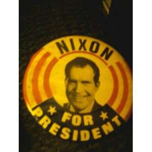  Nixon Campaign Button 