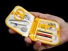 Emergency Travel Sewing Kit with Yellow Casing Pocket size New
