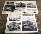 Austin Mini Cooper S Ad Lot / 1965   1969 / 5 Different Ads