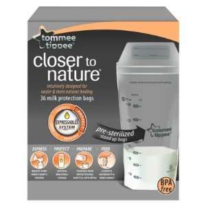    Tommee Tippee Closer To Nature Breast Milk Storage Bags: Baby