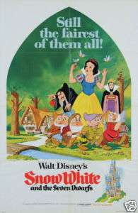 Snow White and the Seven Dwarfs Orig Movie Poster 1975  