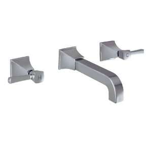  Double Handle Wall Mounted Bathroom Faucet with Me: Home Improvement
