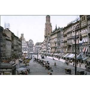  Marketplace, Wroclaw, Poland c1890   24x36 Poster 