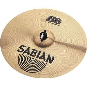  Sabian 15 inch B8 Crash Cymbal Musical Instruments