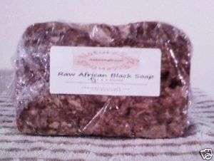 1LB RAW AFRICAN BLACK SOAP FROM GHANA  