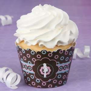  Trendy Mommy   Baby Shower Cupcake Wrappers: Toys & Games