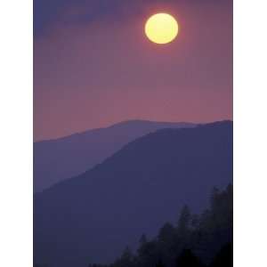  Sunset, Morton Overlook, Great Smoky Mountains National 