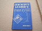 BOY SCOUT BSA 1953 1954 LEADERS PROGRAM NOTEBOOK DEN MOTHERS 