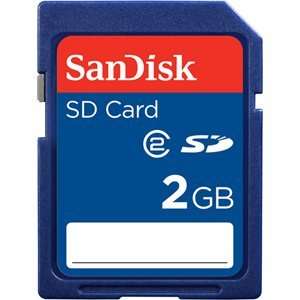 SanDisk 2GB Secure Digital Card. 2GB SECURE DIGITAL SD CARD FL CRD. 2 