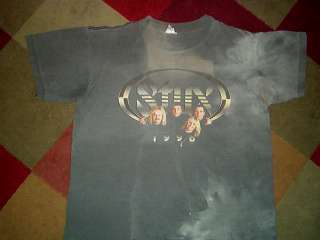 vintage STYX CONCERT SHIRT tie dye rock tour 90s MED  